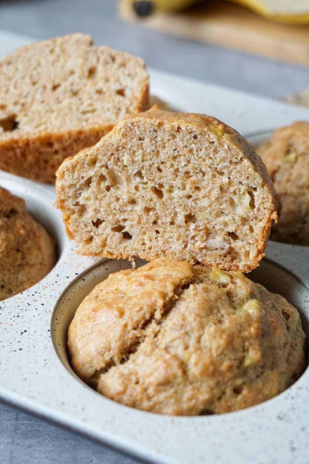 Bananenmuffins ohne Zucker Bananenmuffins ohne Zucker