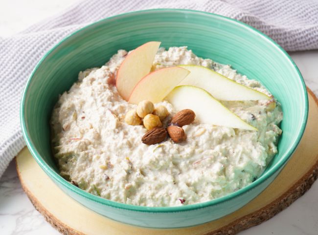 Bircher M&uuml;sli mit Joghurt