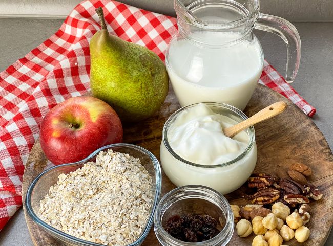 Bircher M&uuml;sli selber machen - Zutaten