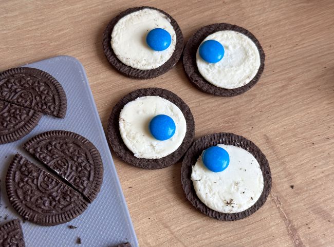Eulenmuffins Augen Smarties Eulenmuffins Augen Smarties