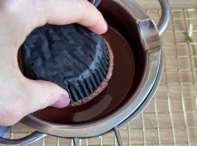 Eulenmuffins Schokoglasur Eulenmuffins Schokoglasur