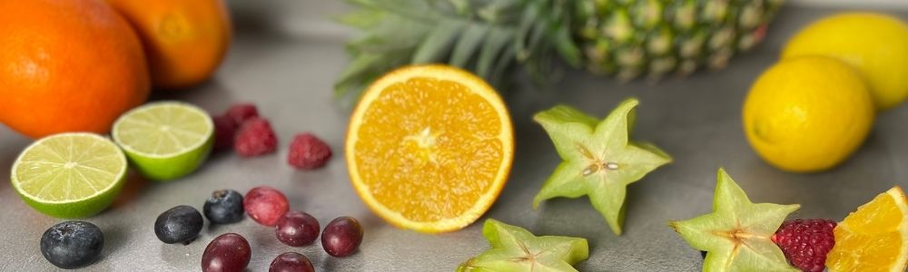 Früchte für alkoholfreie Cocktails Früchte für alkoholfreie Cocktails