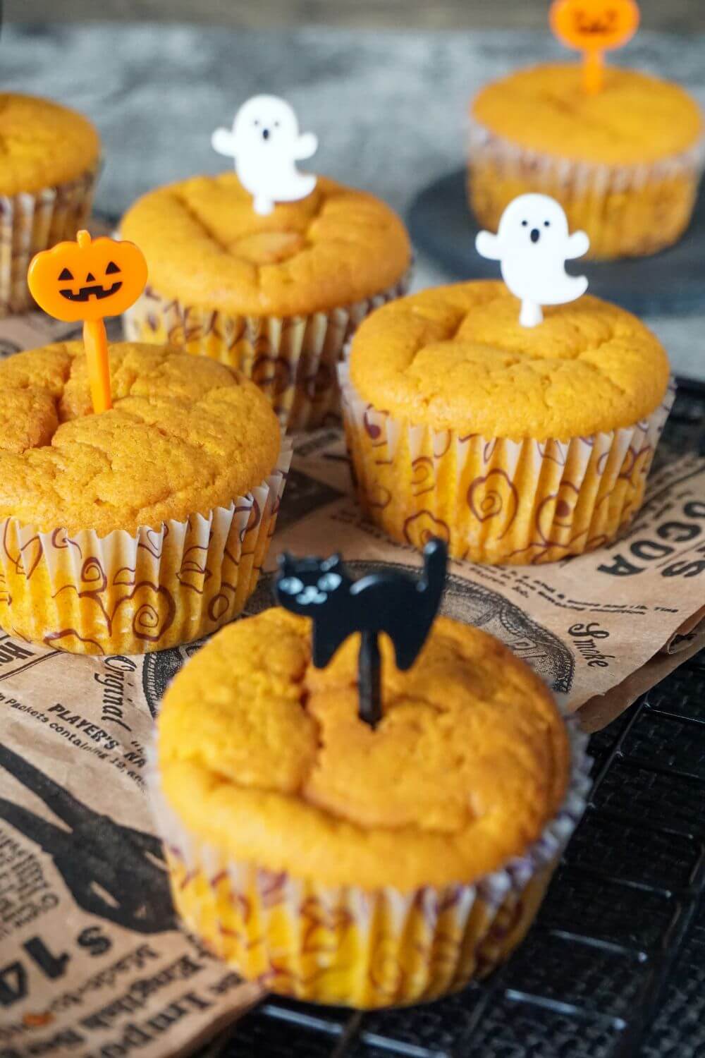 Halloween Muffins f&uuml;r Kinder