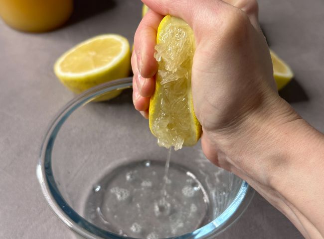 Ingwersirup mit Zitrone Ingwersirup mit Zitrone