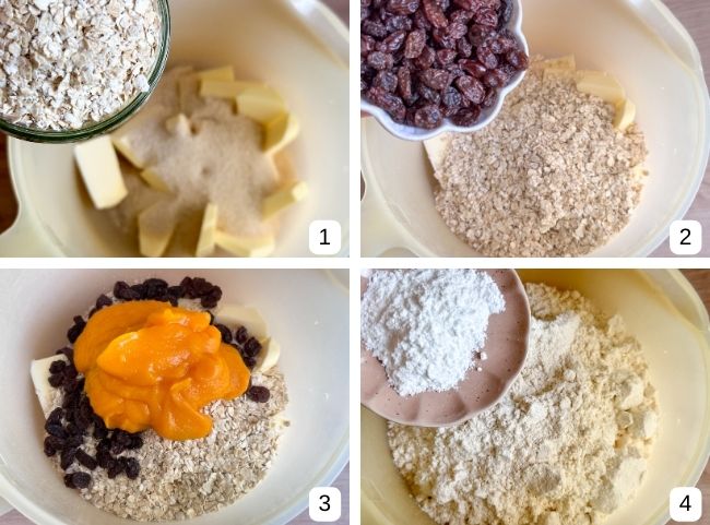 Kürbiskekse mit Haferflocken Kürbiskekse mit Haferflocken