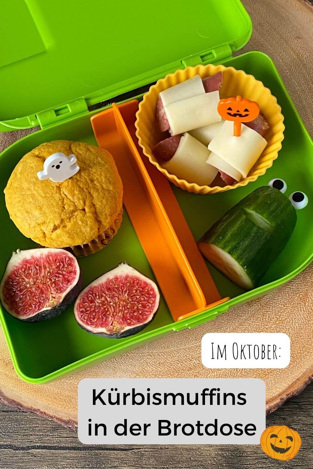 Kürbismuffins Halloween Brotdose Kürbismuffins Halloween Brotdose