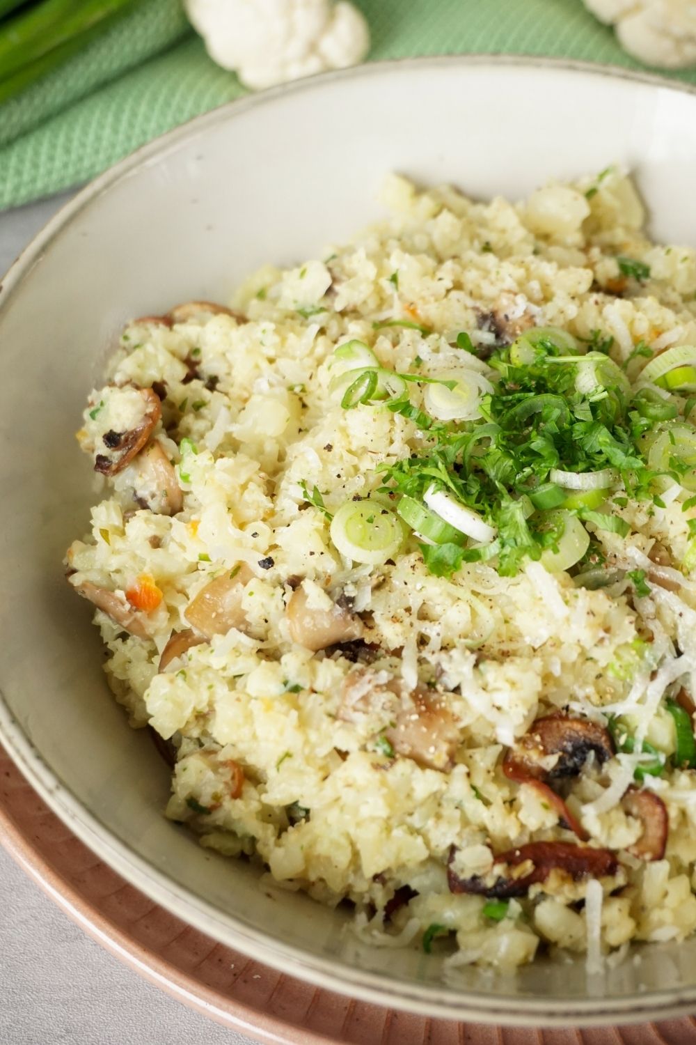 Leckeres Low Carb Risotto mit Blumenkohl Leckeres Low Carb Risotto mit Blumenkohl