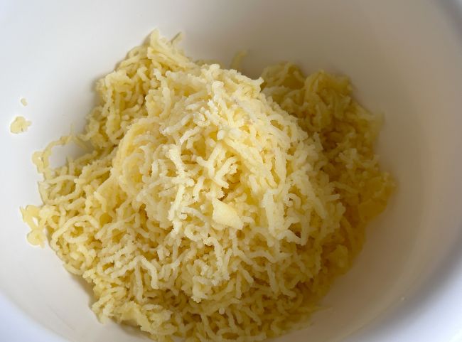 Quarkspitzen mit gekochten Kartoffeln Quarkspitzen mit gekochten Kartoffeln