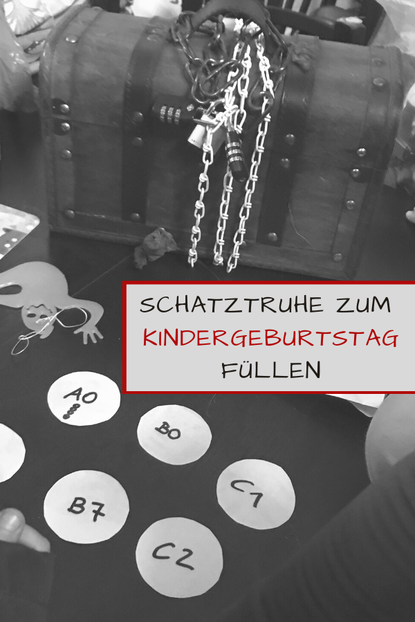 Schatztruhe zum Kindergeburtstag Schatztruhe Kindergeburtstag