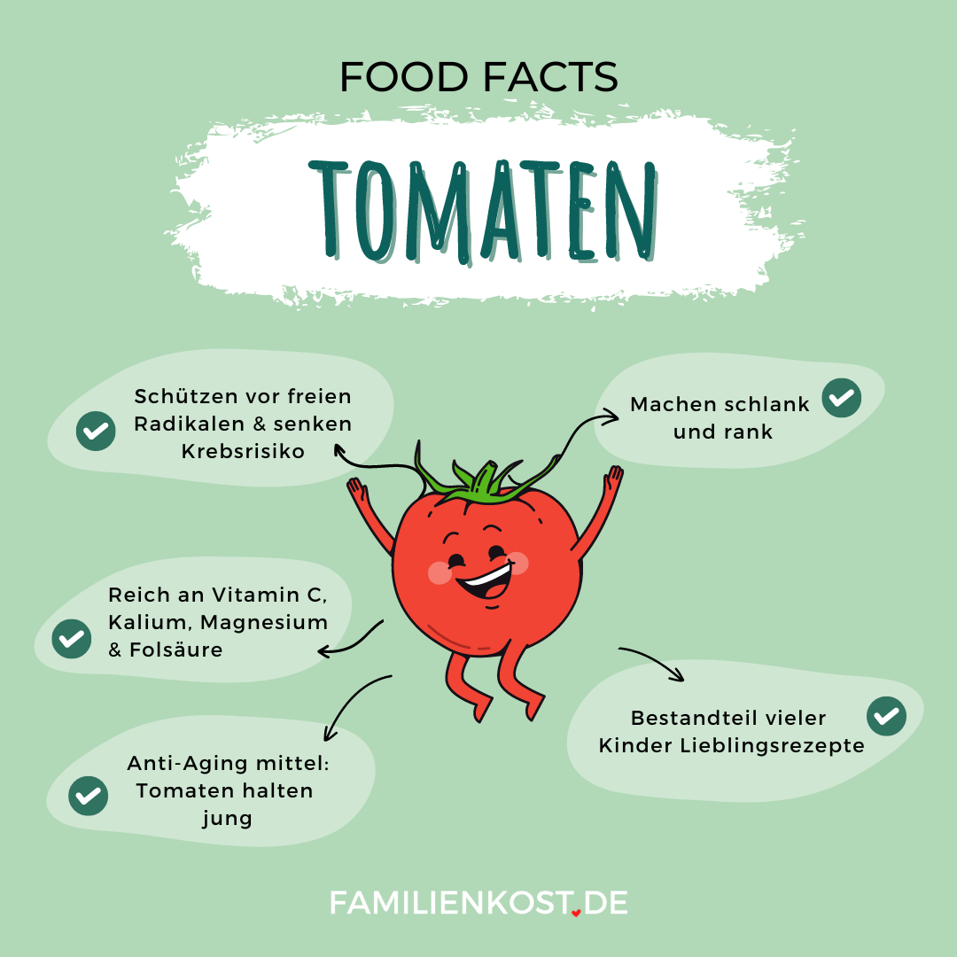 Tomaten sind gesund f&uuml;r Kinder