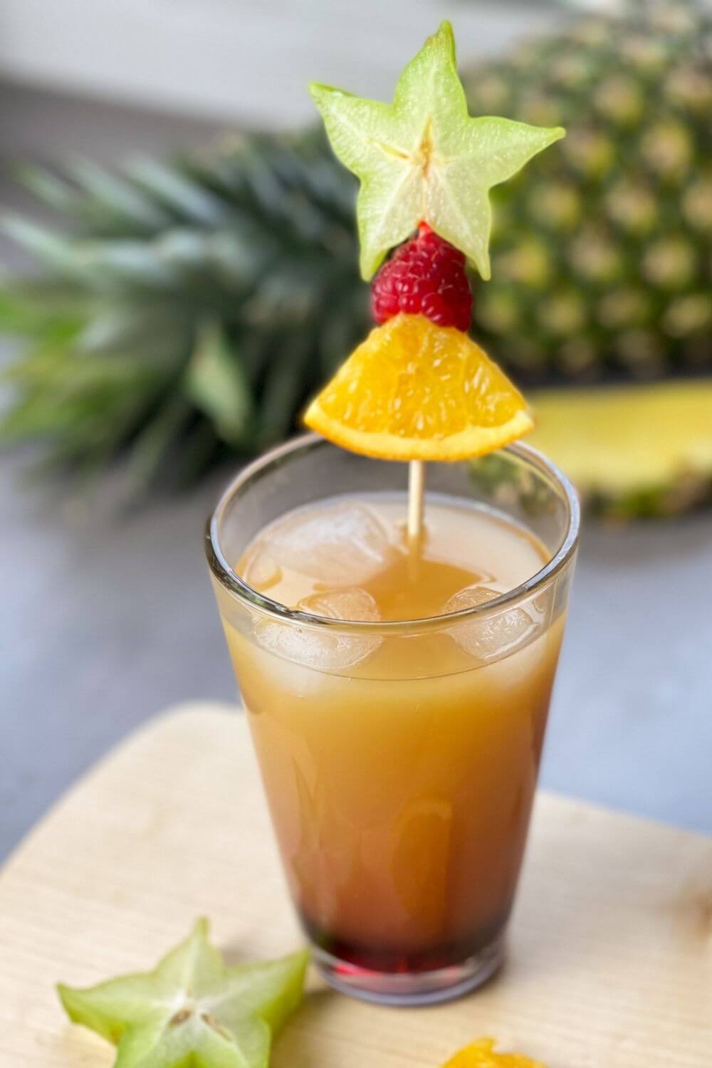 Virgin Sunrise Cocktail für Kinder Virgin Sunrise Cocktail für Kinder