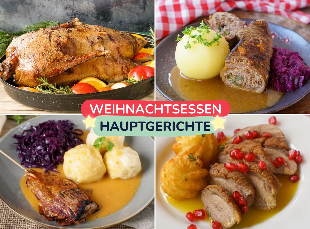 Hauptspeisen für Weihnachten